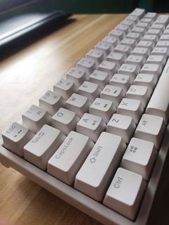 Leaven 61 keys RGB White Mechanical Keyboard