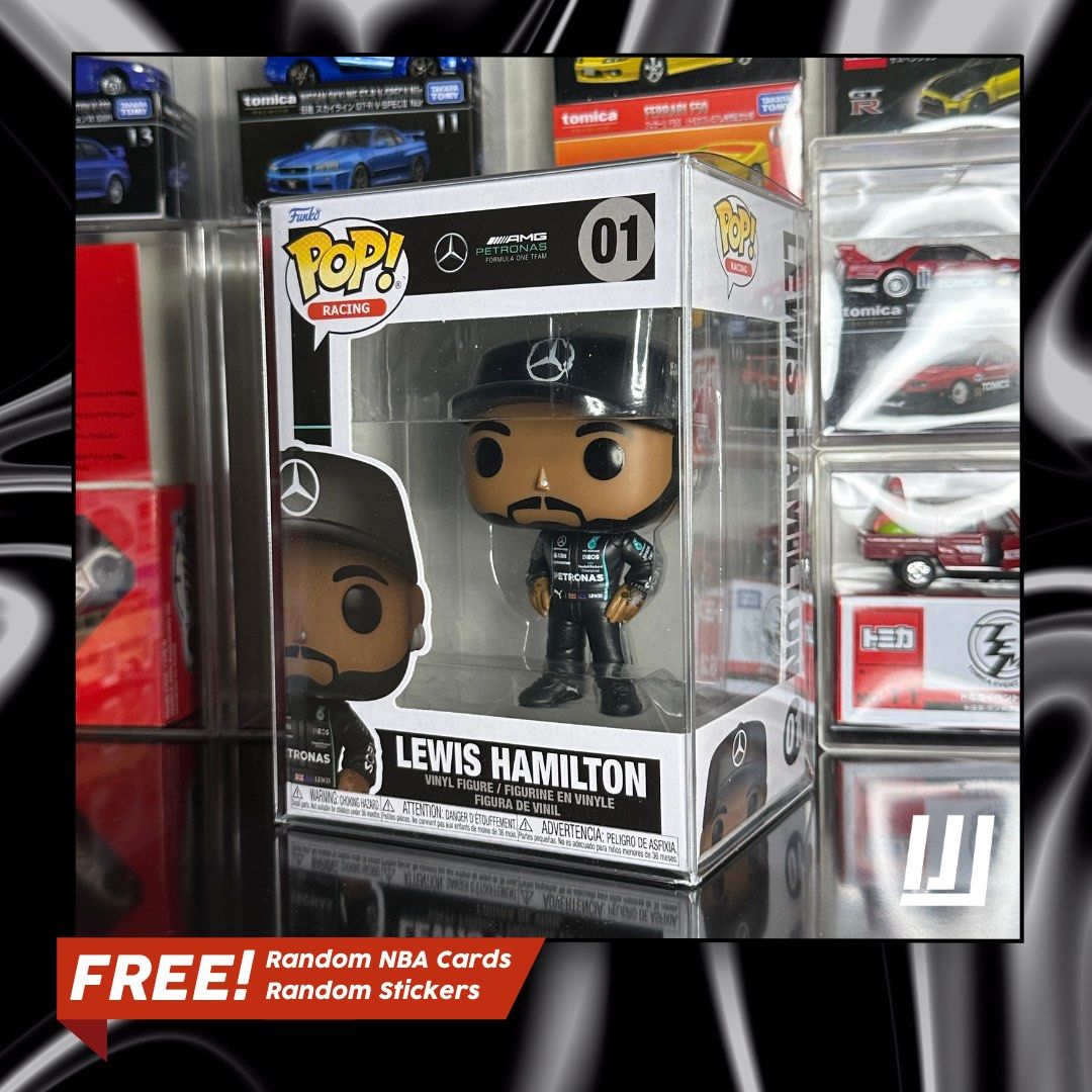 Lewis Hamilton Funko Pop! (Category: Designer & Blind Box Toys) located in Manila. Submitted by irdwin (Listing ID 1292959209, Image 1). Description: Lewis Hamilton Funko Pop! BRAND NEW / SEALED HARD TO FIND, RARE!.