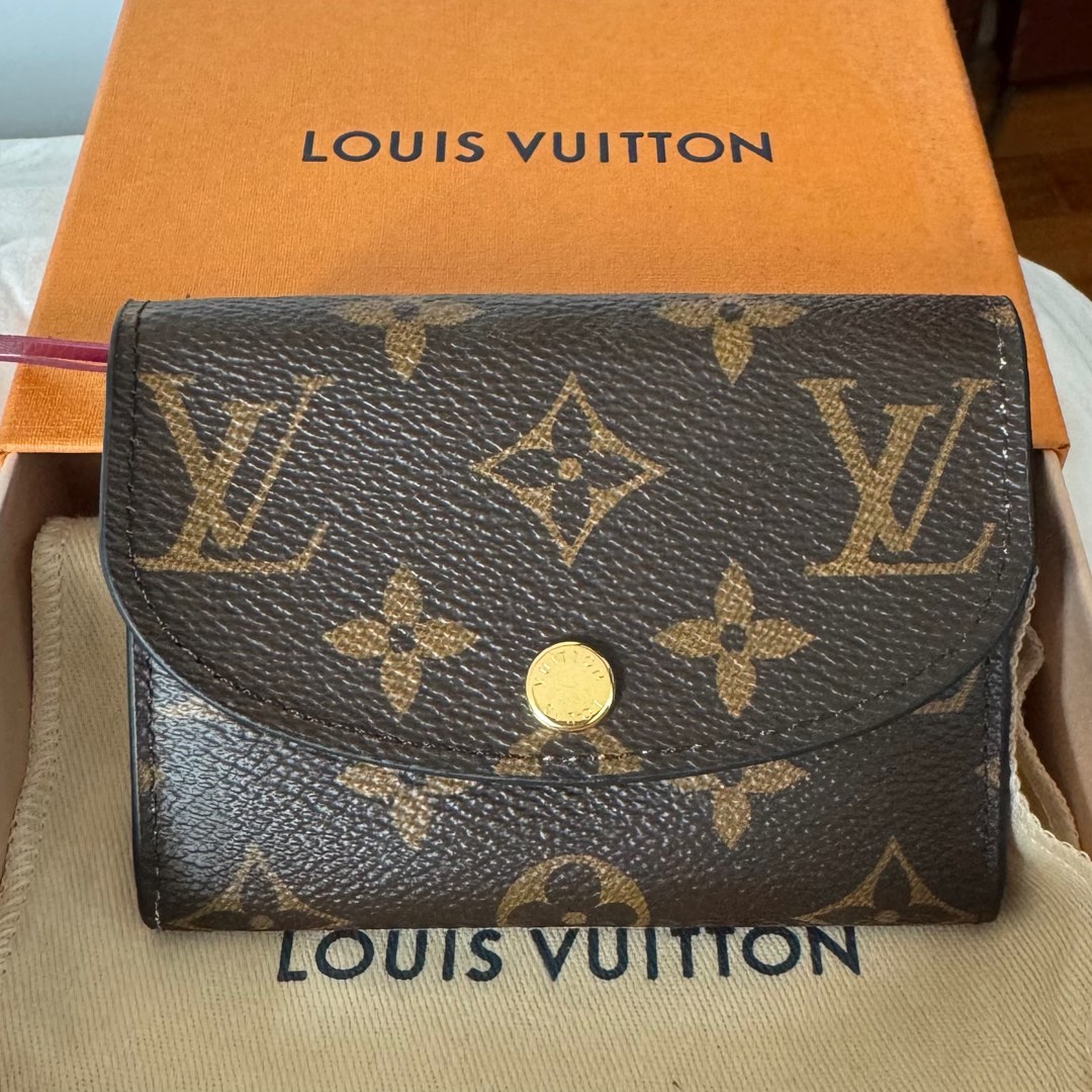Louis vuitton monogram rosalie coin purse rose ballerine top