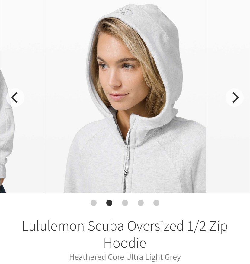 lululemon Scuba Oversized 1/2 Zip Hoodie, Women's Fashion, Activewear on  Carousell