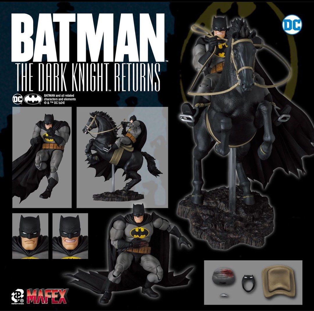 MAFEX BATMAN & HORSE The Dark Knight Returns, Hobbies & Toys, Toys ...