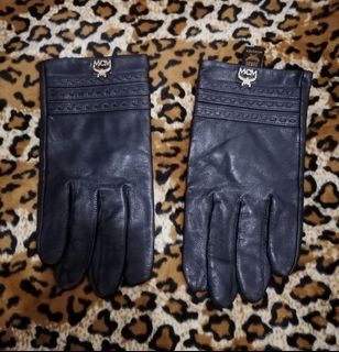 MCM leather gloves
