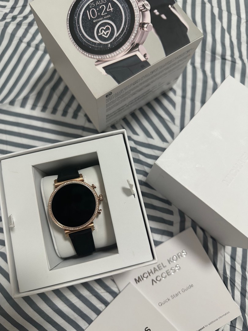 MICHAEL KORS SOFIE GEN 4 SILICON Women s Fashion Watches Accessories Watches on Carousell