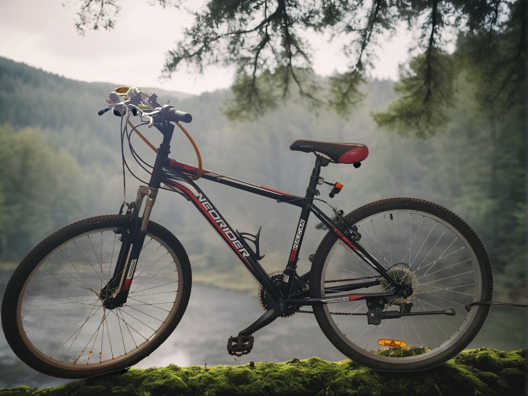 Mountain Bike selling at 200 slash price comes with a holder to put your water bottle 1 handphone bracket holder 2 super bright lights and 1 bell. Sports Equipment Bicycles Parts Bicycles on Carousell