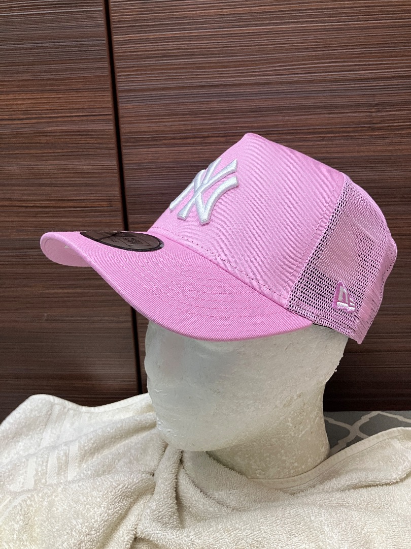 Baby pink ny cap on sale