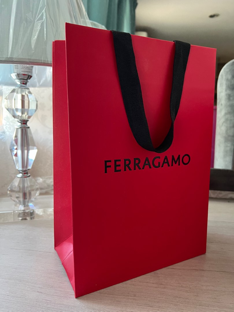 New Ferragamo paper bag