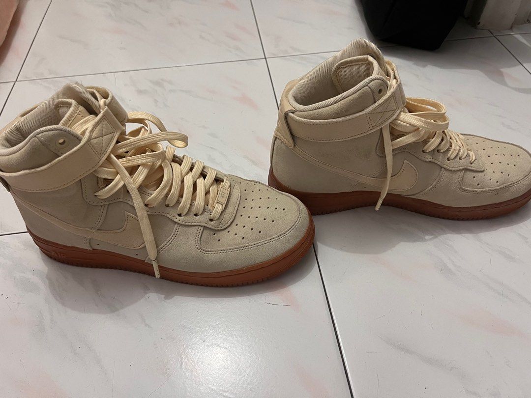 Nike Air Force 1 High 07 LV8 Suede Muslin Gum Medium Brown