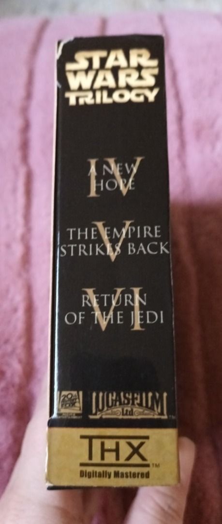 Original Authentic Star Wars Trilogy VCD Preloved (Category: CDs & DVDs) located in Porac. Submitted by trendandthrifthub (Listing ID 1292887307, Image 3). Description: Star Wars Trilogy VCD Preloved, Original/Authentic Rare, collectible Movie Title: Star Wars 4: A New Hope Star Wars 5: The Empire Strikes Back Star Wars 6: Return of the Jedi No reservations, no COD. First-to-pay basis only. All Items are ON-HAND MOP: GCash, Metrobank Location: Pa