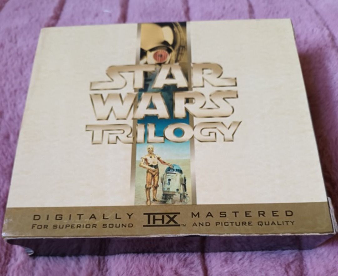 Original Authentic Star Wars Trilogy VCD Preloved (Category: CDs & DVDs) located in Porac. Submitted by trendandthrifthub (Listing ID 1292887307, Image 1). Description: Star Wars Trilogy VCD Preloved, Original/Authentic Rare, collectible Movie Title: Star Wars 4: A New Hope Star Wars 5: The Empire Strikes Back Star Wars 6: Return of the Jedi No reservations, no COD. First-to-pay basis only. All Items are ON-HAND MOP: GCash, Metrobank Location: Pa