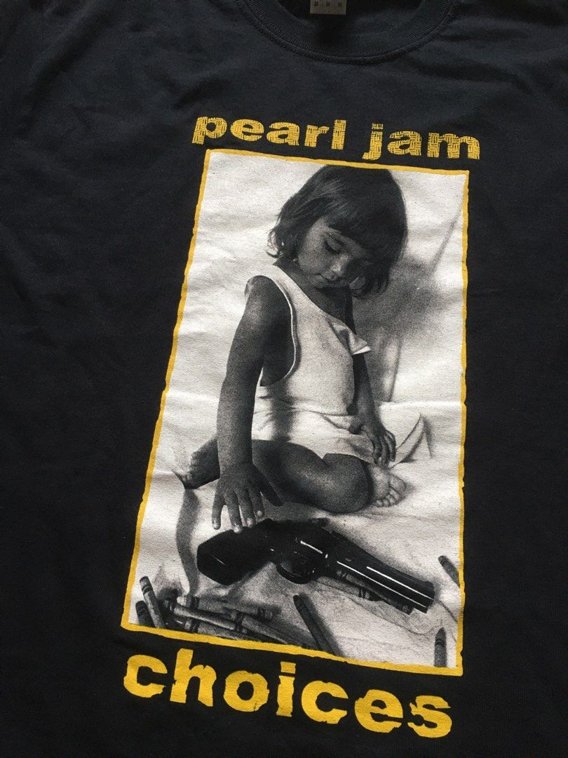 PEARL JAM Choices T Shirt Silverchair Mudhoney Nirvana Mad Season Alice In  Chains Foo Fighters Soundgarden Sonic Youth