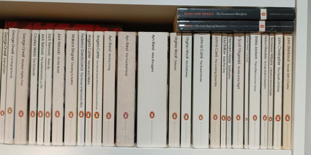 Penguin Modern Classics Books for Sale (Category: Storybooks) located in Manila. Submitted by shelfenjoyment (Listing ID 1292867715, Image 3). Description: hi! I'm selling some of my penguin classics books. please see photos for reference and feel free to message me for prices and condition:) IMPORTANT FYI: * not all of them are for sale * some books (esp the ones by the same author) are strictly sold as bundle * Most of these are used books. ple