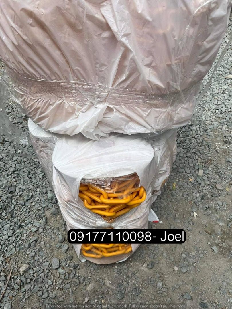 Plastic Yellow Chain (Category: Construction Tools & Equipment) located in Manila. Submitted by joeyroque09 (Listing ID 1292819340, Image 3). Description: Item: Plastic Yellow Chain Specs: 10mm x 25 meters .