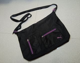 Puma Gym Bag Violet and Black