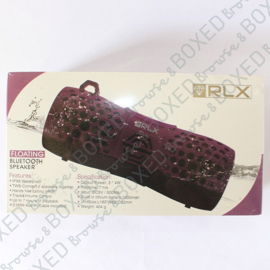 RLX Waterproof IPX6 Bluetooth Speaker Audio Soundbars Speakers