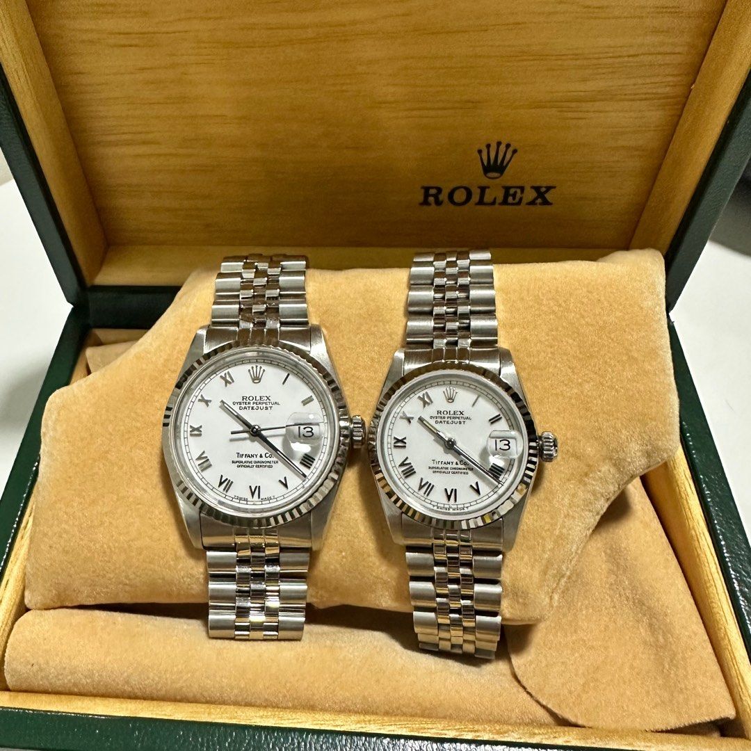 Rolex datejust couple watch discount