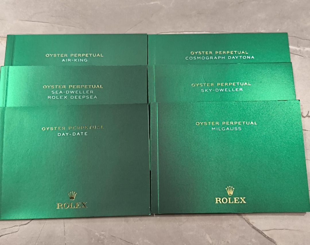 Rolex Watch 說明書/manual ( English Version ) ( Chinese Version ), 男裝, 手錶及 ...