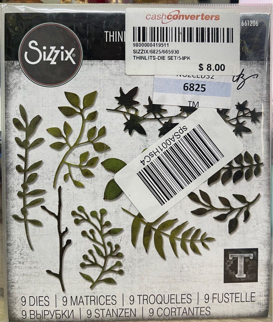 Sizzix Thinlits Die Set – 'Garden Greens' By Tim Holtz (9 Pack Of Wafer-Thin Dies For Paper Crafting) - View #8