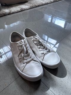 Sperry white leather sneakers