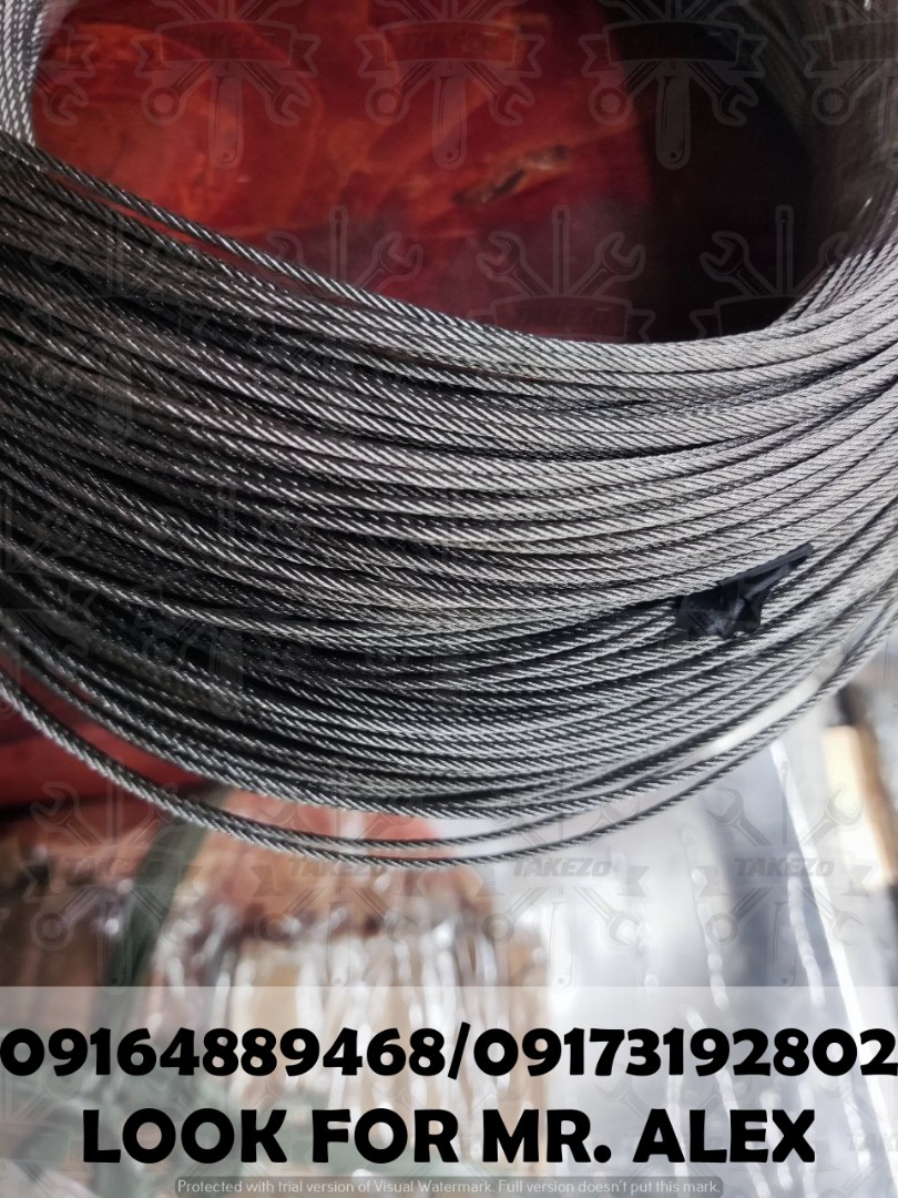 SS WIRE ROPE, Commercial & Industrial, Construction & Building ...