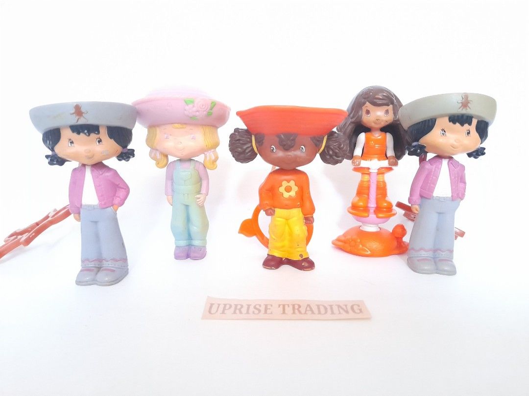 Strawberry Shortcake Figures Mcdo Toys (Category: Figurines & Statues) located in Cavite. Submitted by risingsunonlineshop (Listing ID 1292962615, Image 1). Description: Vintage Violet with flaws s face 275 Vintage pink 295 Vintage Orange 275 Orange Small 100 Vintage Violet 275 COD available thru sho.pee UNTIL APRIL 14 only COP LBC lala.move.