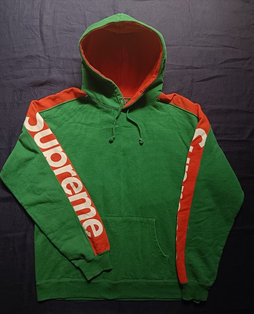 Supreme sideline hoodie green new arrivals