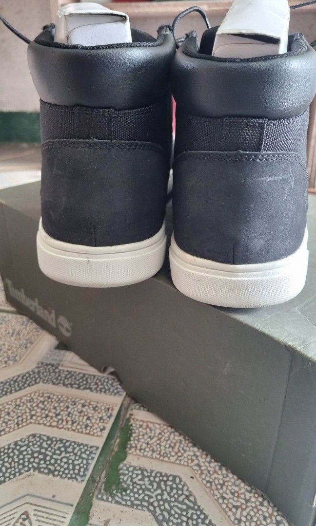 Timberland Groveton leather fabric chukka Men s Fashion Footwear Casual Shoes on Carousell