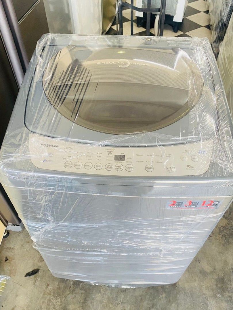 Toshiba washing machine 10kG, TV & Home Appliances, Washing Machines