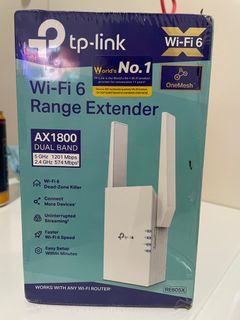 Tp-link Wifi 6 Range Extender AX1800 Dual Band