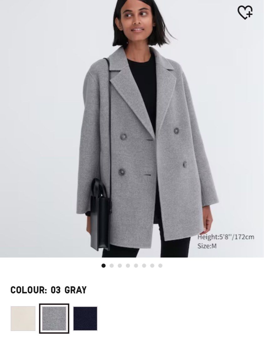 double face short coat