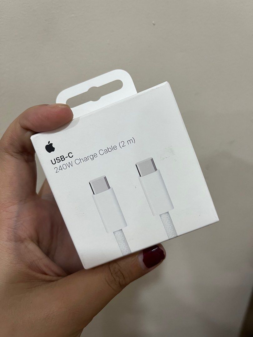USB-C charger wire for Macbook (Category: Cables & Adaptors) located in Manila. Submitted by mndttt (Listing ID 1292926899, Image 1). Description: Unused cos accidentally bought 2. Price is negotiable.