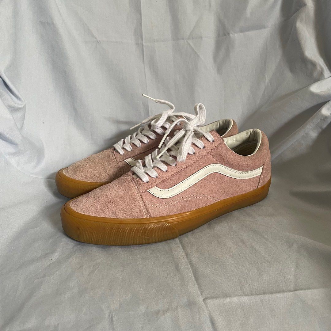 Vans old skool double light gum chalk pink shop