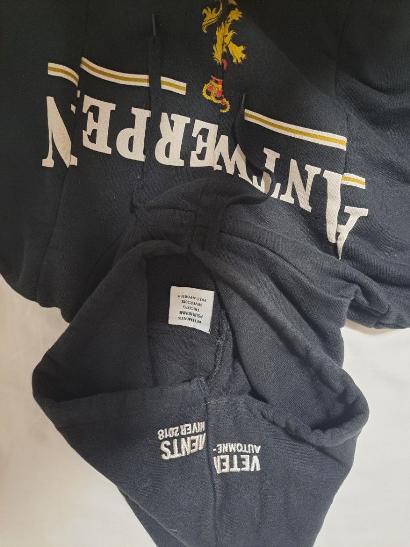 Vetements deconstructed hoodie top