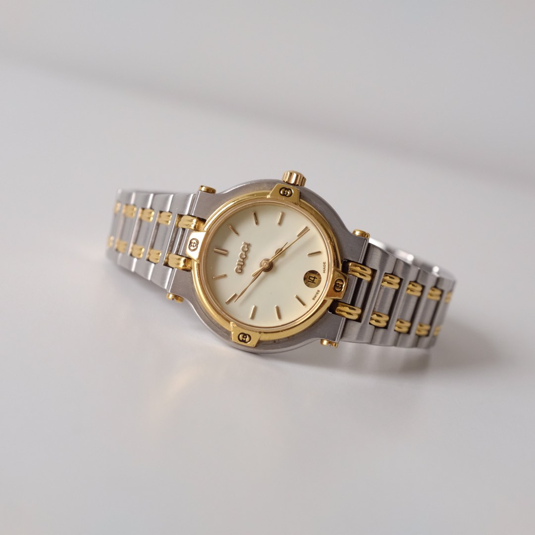 Vintage Gucci 9000L Watch, 名牌, 手錶- Carousell