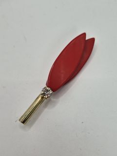 Vintage Lacquer Japanese Brooch