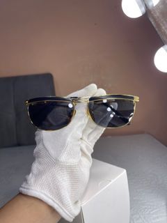 Vintage Police Shiny Goldhand Sunglasses (Made in Italiy)