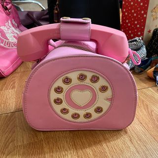 y2k pink telephone bag coquette barbie