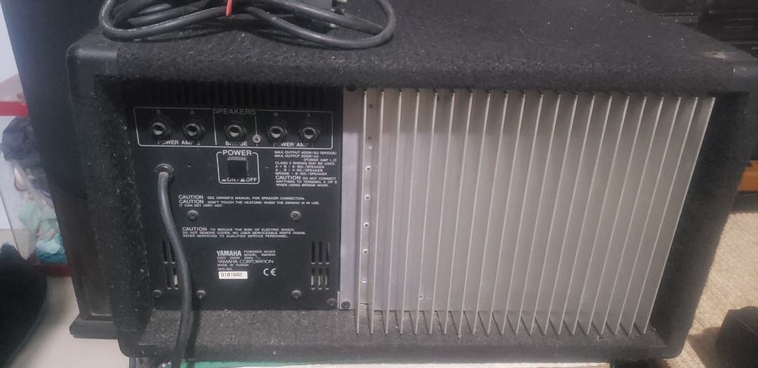 Yamaha Power Mixer EMX 640 (Category: Other Audio Equipment) located in Caloocan City. Submitted by rentaromorales (Listing ID 1292861709, Image 2). Description: For sale Yamaha Power Mixer EMX 640 *Selling it as is. *Working condition, can be tested. *Price is negotiable, feel free to name your offer. *For more details/question regarding the item please PM me or call: 0962 443 0634 .