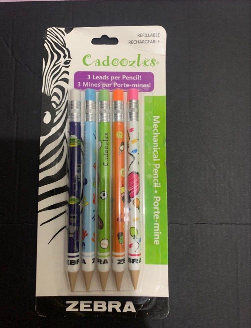 Zebra Cadoozles Mechanical Pencil (Category: Stationery & School Supplies) located in Quezon City. Submitted by deamyclutter (Listing ID 1292821622, Image 1). Description: Stocks: 2 left.