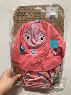 Zoocchini Baby Swim Diaper and Sun Hat Set