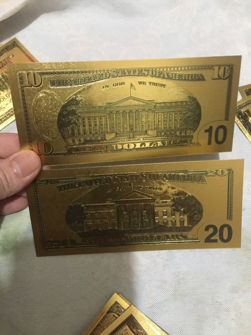 二張度金美元，售價250, 興趣及遊戲, 收藏品及紀念品, 古董收藏- Carousell