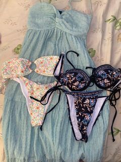 2 Bikinis and One cute long dress for only 630!