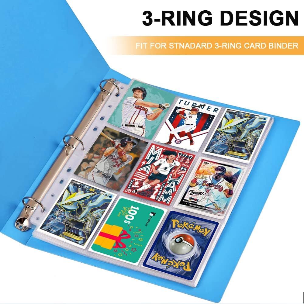 540 Pockets Baseball Card Sleeves, FOME Double Side 9-Pocket Trading Card  Sleeve Page Protector 11