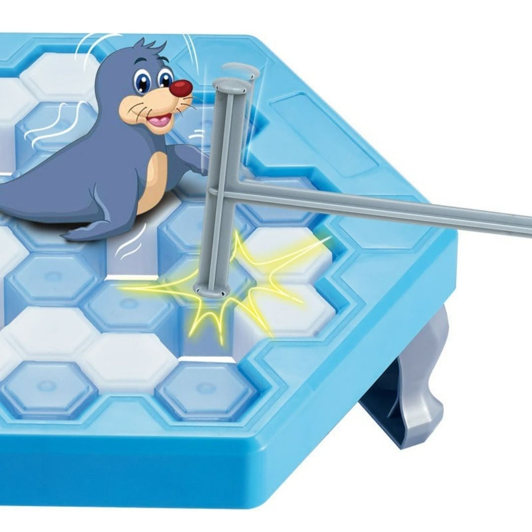 707 Strategy Play and Learn Sea Lion Trap Ice Blocks Game for 2 Players ...
