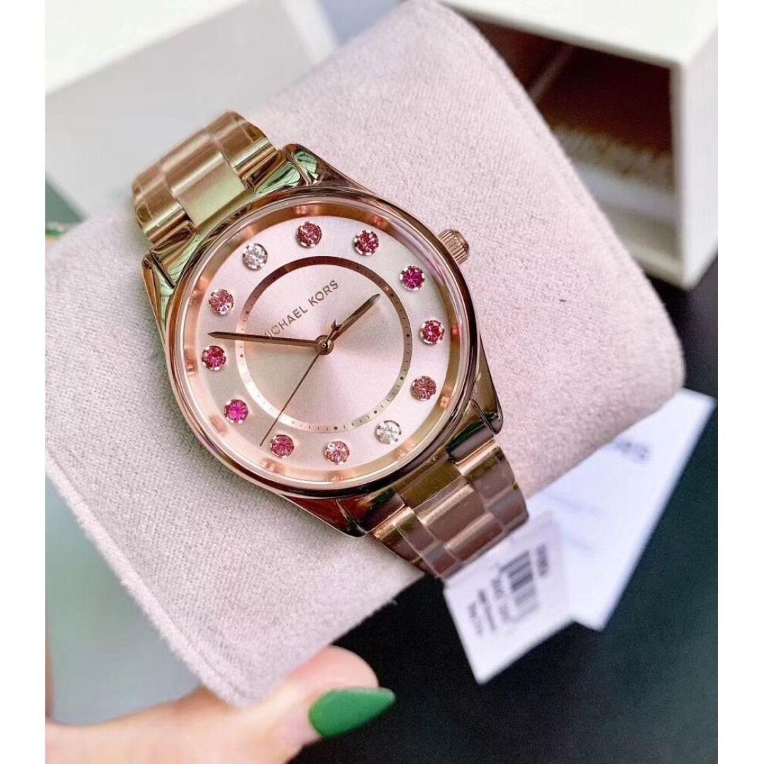 BIG EASTER SALE Michael Kors Analog Gold Dial MK6604 Women s Watch