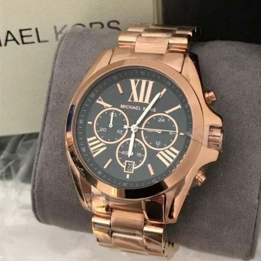 BIG EASTER SALE Michael Kors Bradshaw MK5854 Black Chronograph Women s Watch