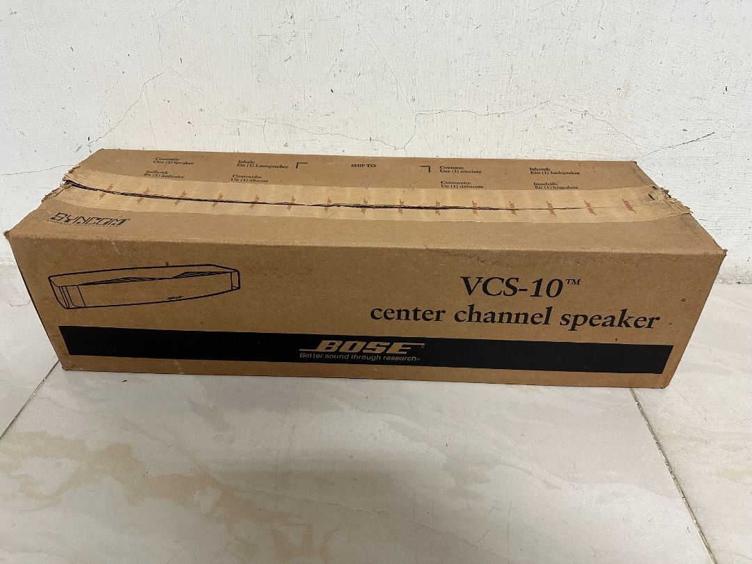 美國品牌 Bose VCS 10 中置喇叭 八成新 照片瀏覽 2
