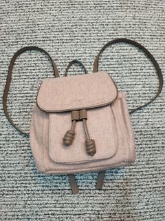🤎 PARFOIS Limited Edition Vintage Velvet & Leather Drawstring Mini Backpack