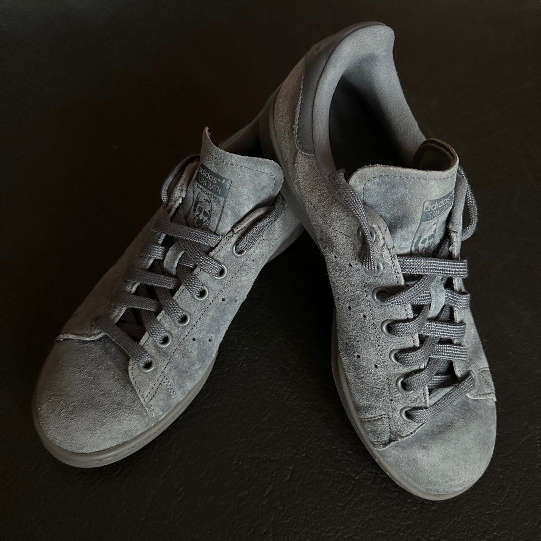 Originals stan smith suede grey top