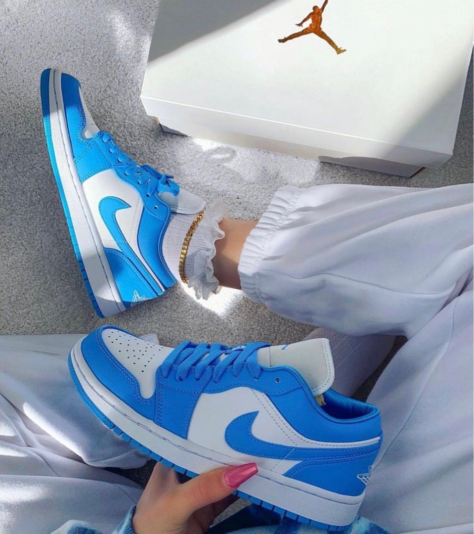 US9w Air Jordan 1 Low UNC Women Retail price Women s Fashion Footwear Sneakers on Carousell
