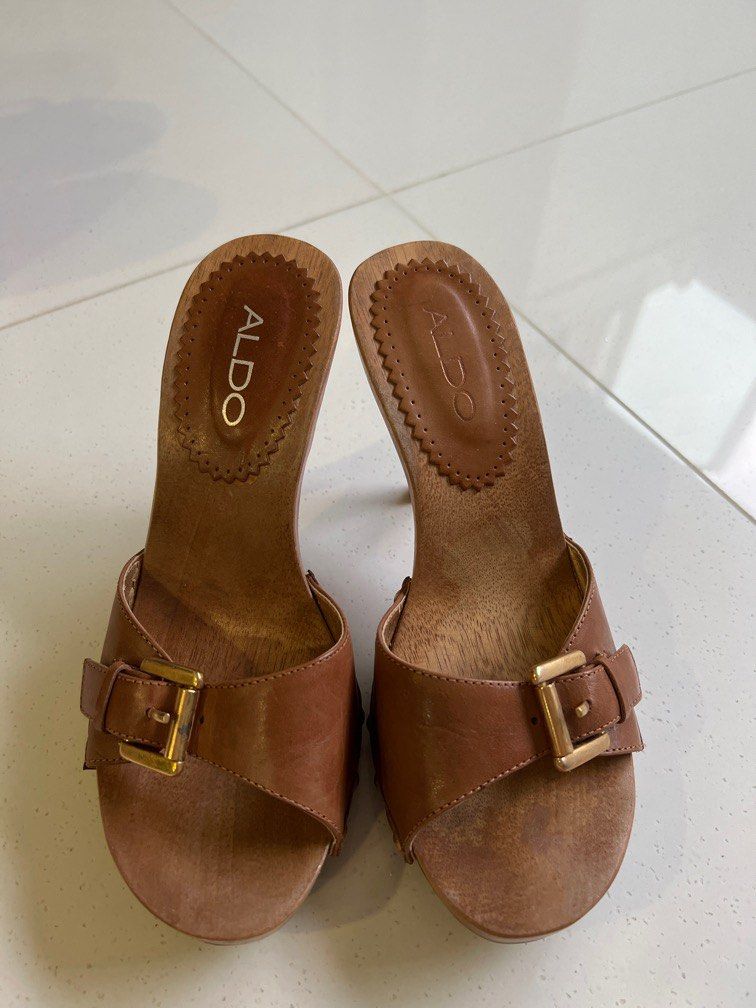 Aldo wooden heels shop